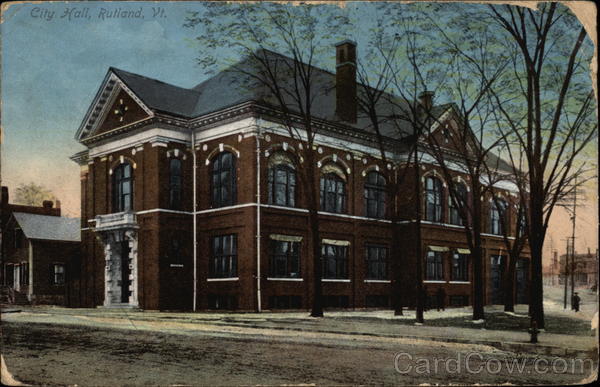 City Hall Rutland Vermont