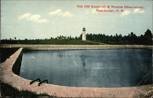 Oak Hill Reservoir & Weston Observatory Manchester New Hampshire