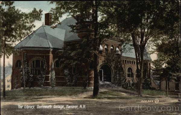 The Library, Dartmouth College Hanover New Hampshire