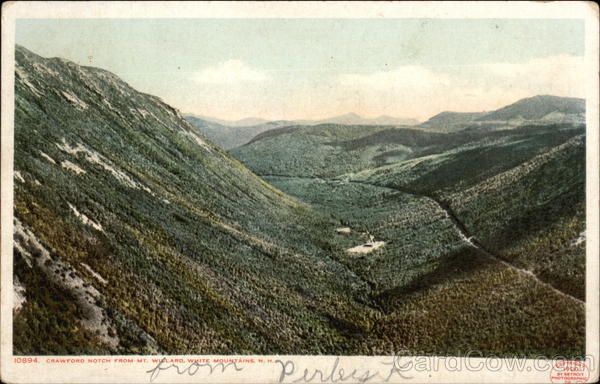 Crawford Notch from Mt. Willard White Mountains New Hampshire