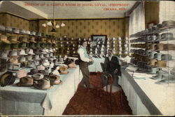Section of a sample room in Hotel Loyal (Fireproof) Postcard