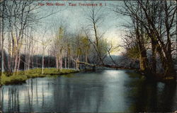 Ten Mile River East Providence, RI Postcard Postcard