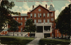 Founders Hall, Juniata College Postcard