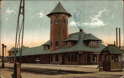 Philadelphia and Reading RR Station LEbanon, PA Postcard Postcard