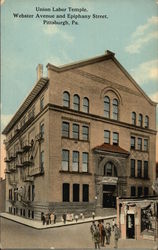 Union Labor Temple, Webster Avenue and Epiphany Street Postcard