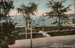 Fort Allen Park Postcard