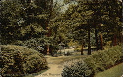 Woodland Stroll, Riverton Park Portland, ME Postcard Postcard