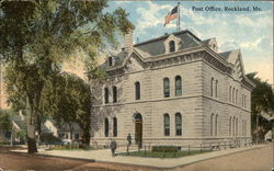 Post Office Rockland, ME Postcard Postcard