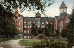 St. Helens Hall in Portland, Oregon Postcard