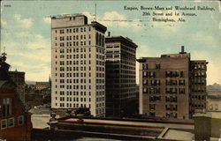 Empire, Brown-Marx and Woodward Buildings Postcard