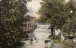 Deeters' Saw MIll Covington, OH Postcard Postcard