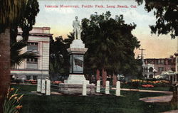 Lincoln Monument, Pacific Park Postcard