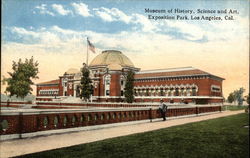 Museum of History, Science and Art, Exposition Park Postcard