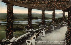 Mission Valley from Pergola Terrace, Mission Cliff Gardens Postcard