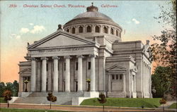 Christian Science Church Pasadena, CA Postcard Postcard