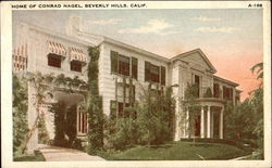 Home of Conrad Nagel Beverly Hills, CA Postcard Postcard