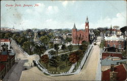 Center Park Bangor, ME Postcard Postcard