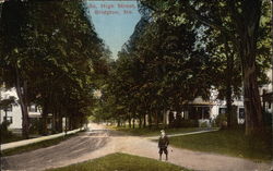 So. High Street Bridgton, ME Postcard Postcard