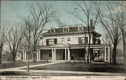 The President's Home, University of Illinois Postcard