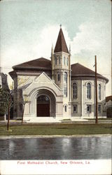 First Methodist Church, New Orleans, La Postcard