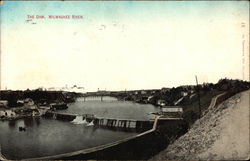 the Dam, Milwaukee River Postcard