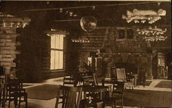 General View of Great Hall, Pebble Beach Lodge Postcard