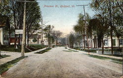 Looking Up Providence St Postcard