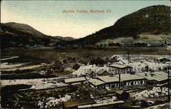 Marble Valley Rutland, VT Postcard Postcard