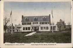 Alpha Sigma Pi Frat. House Northfield, VT Postcard Postcard