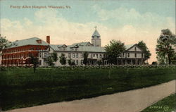 Fanny Allen Hospital Winooski, VT Postcard Postcard