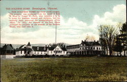 The Soldiers Home Bennington, VT Postcard Postcard