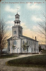 Old First Congregational Church, built 1806 Postcard