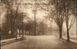 Parting of the ways Pompton Lakes, NJ Postcard Postcard