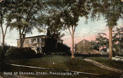 Home of General Stark Postcard
