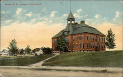 Arlington Street School Nashua, NH Postcard Postcard
