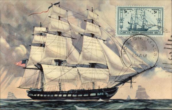 US Frigate Constitution Old Ironsides Maximum Cards