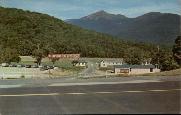 Mt. Washington Auto Road from the Glen House Gorham New Hampshire