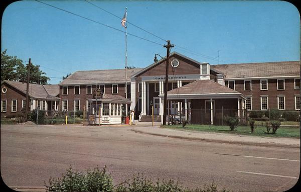 Entrance to Camp Moffett, Recruit Training Command Great Lakes Illinois
