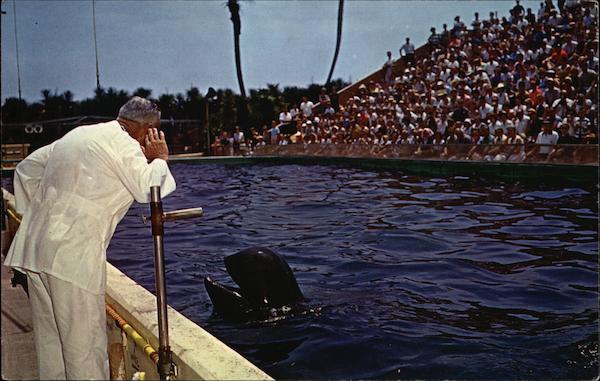 Whale Talks to Doctor, Marine Studios St. Augustine Florida