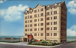 Abbey Motor Hotel Postcard