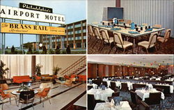 Various Views of the International Airport Motel Postcard