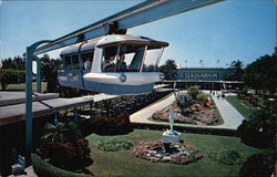 The Fabulous Seaquarium "Space-Rail" Postcard