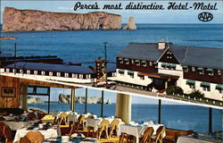 Hotel-Motel Perce-Sur-Mer Postcard