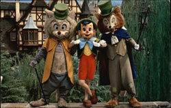 Watch Out Pinocchio! Postcard