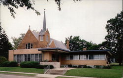 View of Lutheran Church Scandinavia, WI Postcard Postcard