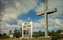 The Old Rugged Cross Reed City, MI Postcard Postcard