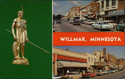 Views of Willmar Minnesota Postcard 