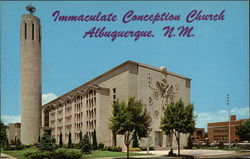 Immaculate Conception Church Albuquerque, NM Postcard Postcard