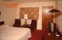 Tod's Motel Cabool, MO Postcard 