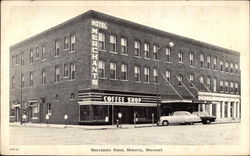 Merchants Hotel Moberly, MO Postcard 